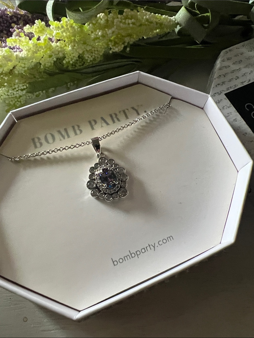 Bomb Party “Sterling club” necklace